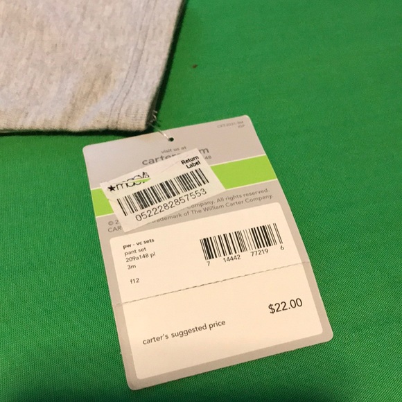 CARTER’S 3 MONTH TWO-PIECE BOY’S SET - Picture 5 of 8